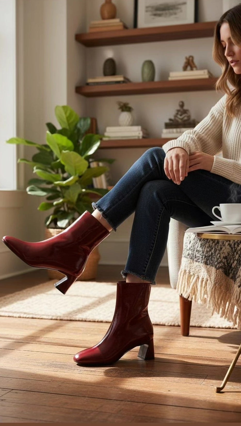 Stivaletti bordeaux